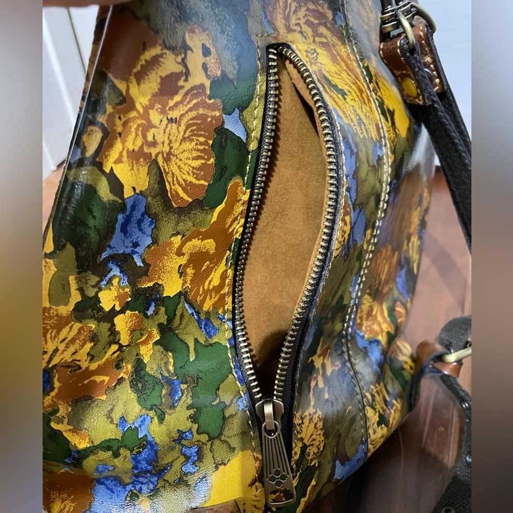 Leather 10th Anniversary Patricia Nash Backpack Purse. Gem